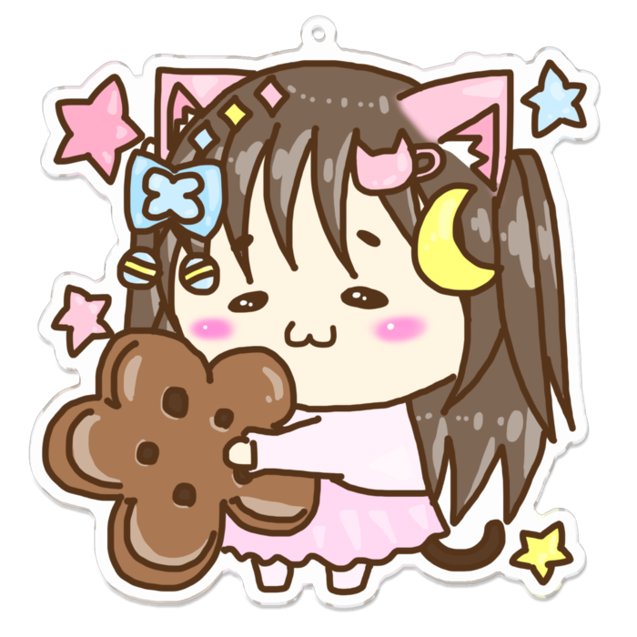 アクリルキーホルダー - 100 x 100 (mm)