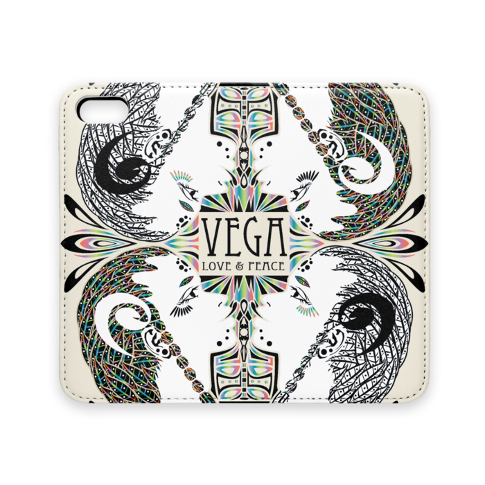 手帳型iPhoneケース（ベルトなし） - iPhone 5 / 5s / SE - ストラップ穴 なし