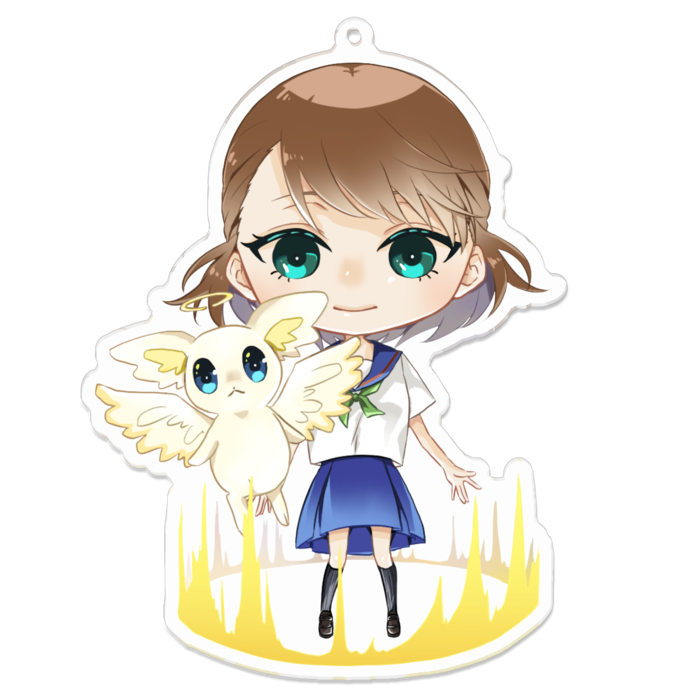 アクリルキーホルダー - 100 x 100 (mm)