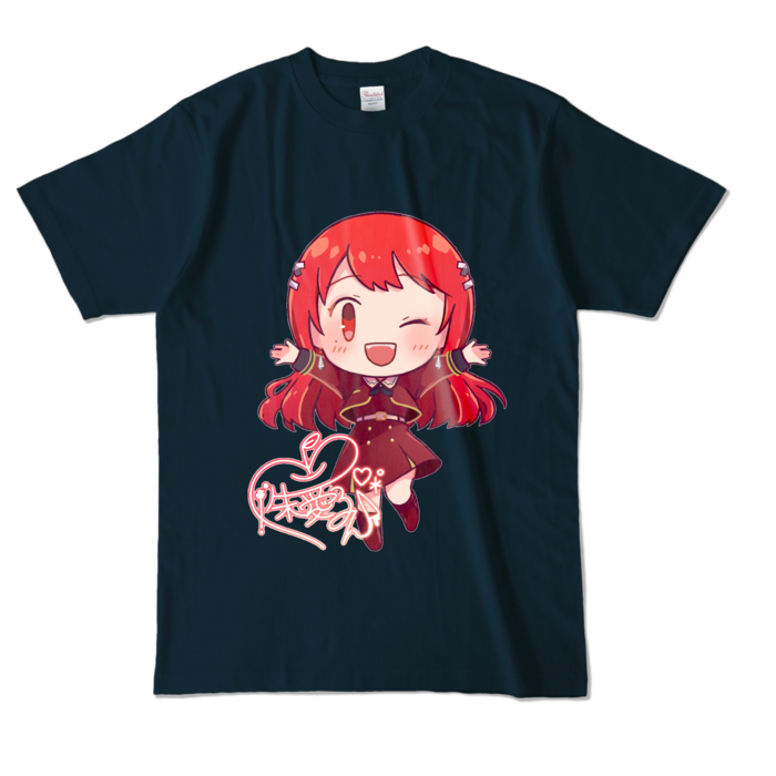 カラーTシャツ - L - ネイビー (濃色)
