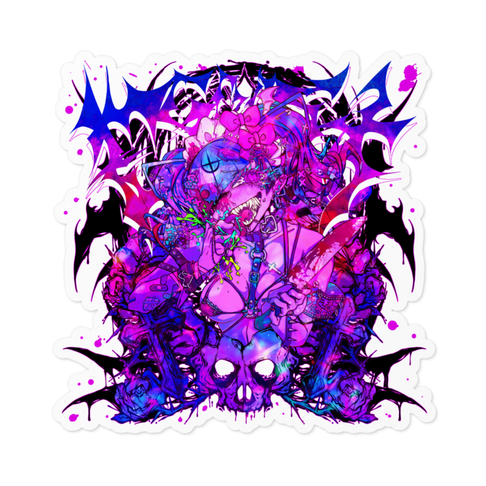 ステッカー - 100 x 100 (mm)