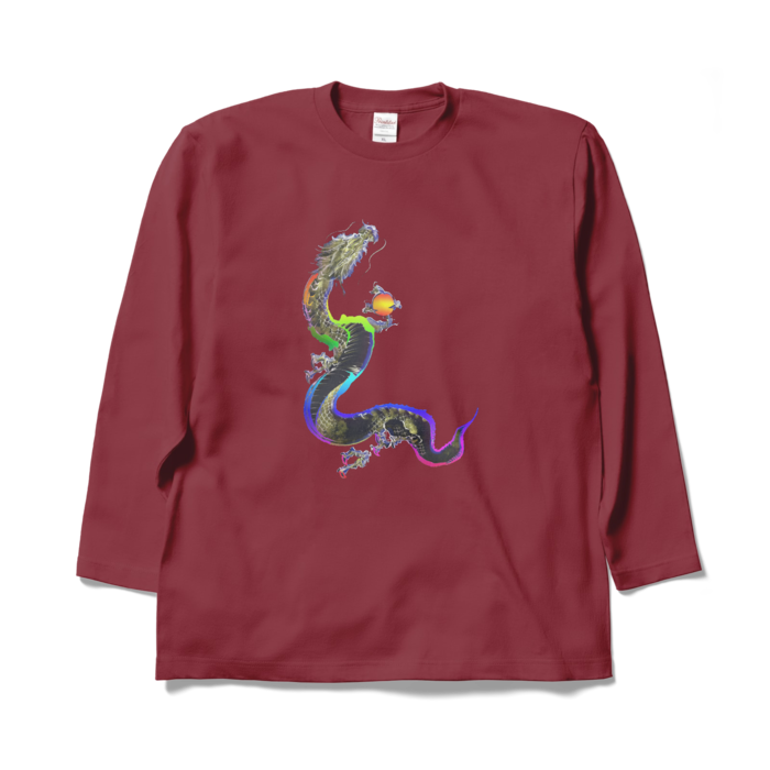 ロングスリーブTシャツ - XL - バーガンディ