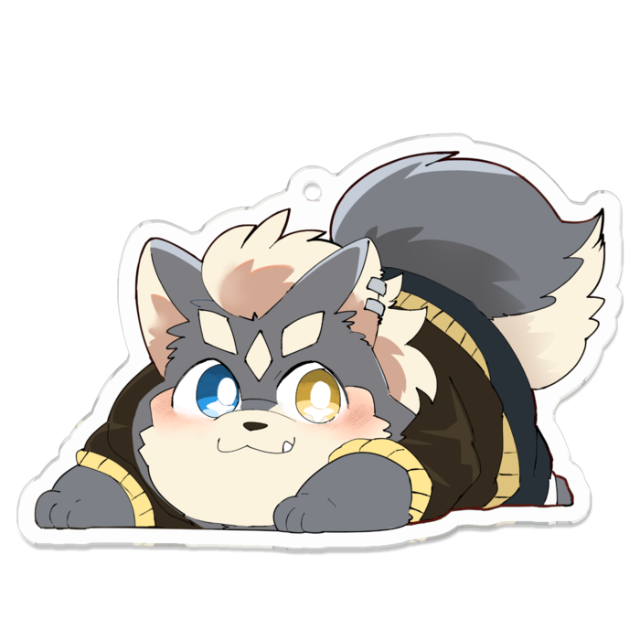 アクリルキーホルダー - 70 x 70 (mm)