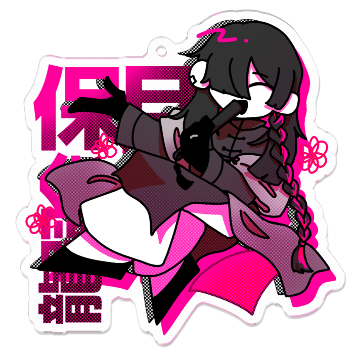 アクリルキーホルダー - 70 x 70 (mm)