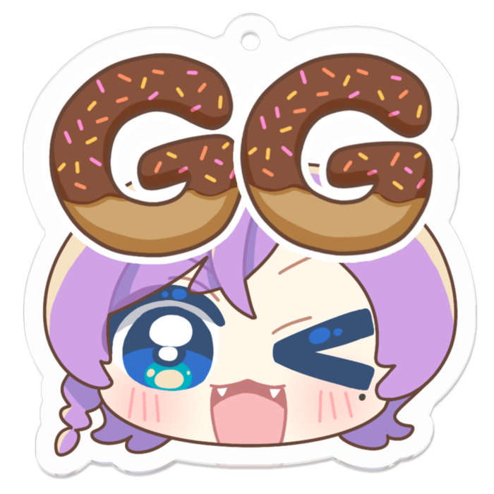 アクリルキーホルダー - 50 x 50 (mm)