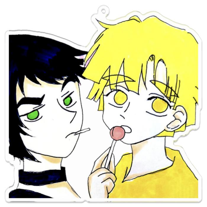 アクリルキーホルダー - 100 x 100 (mm)