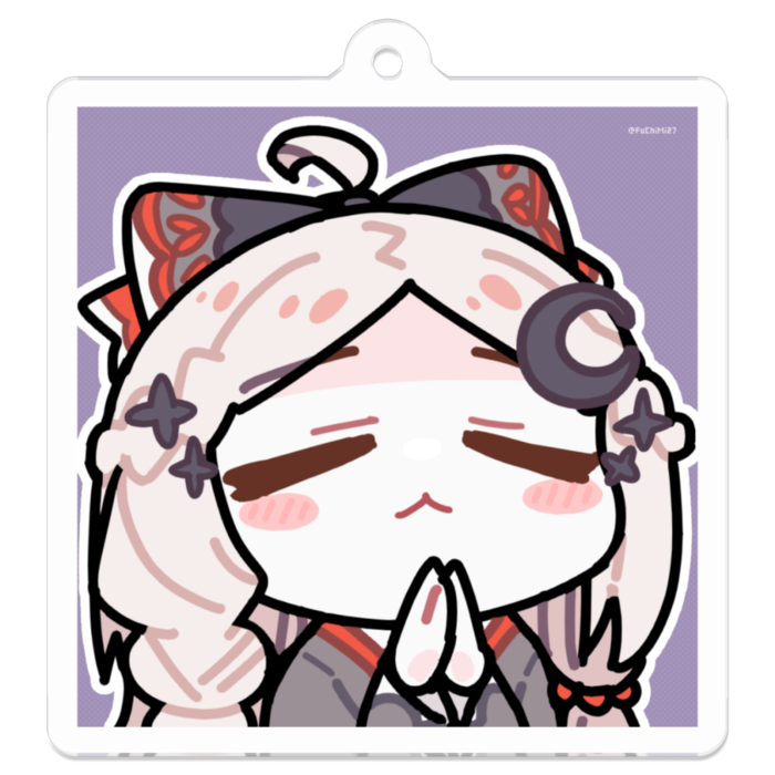 アクリルキーホルダー - 50 x 50 (mm)