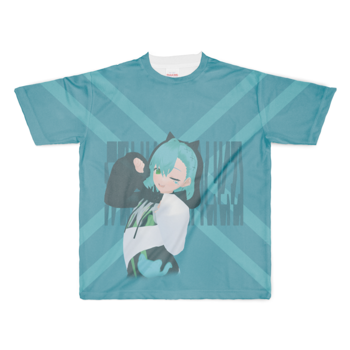 さくたぬたフルグラフィックTシャツ