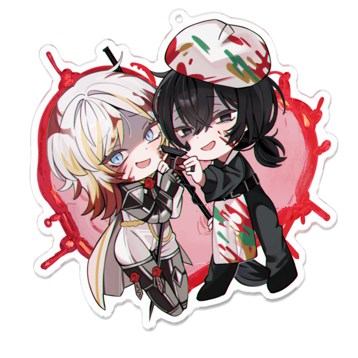 アクリルキーホルダー - 100 x 100 (mm)