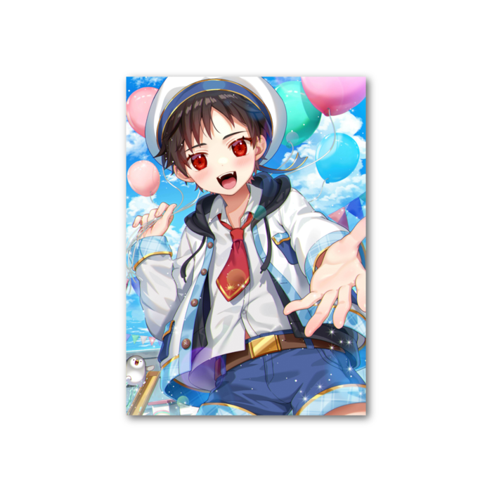 フォト風カード - 縦 - 片面