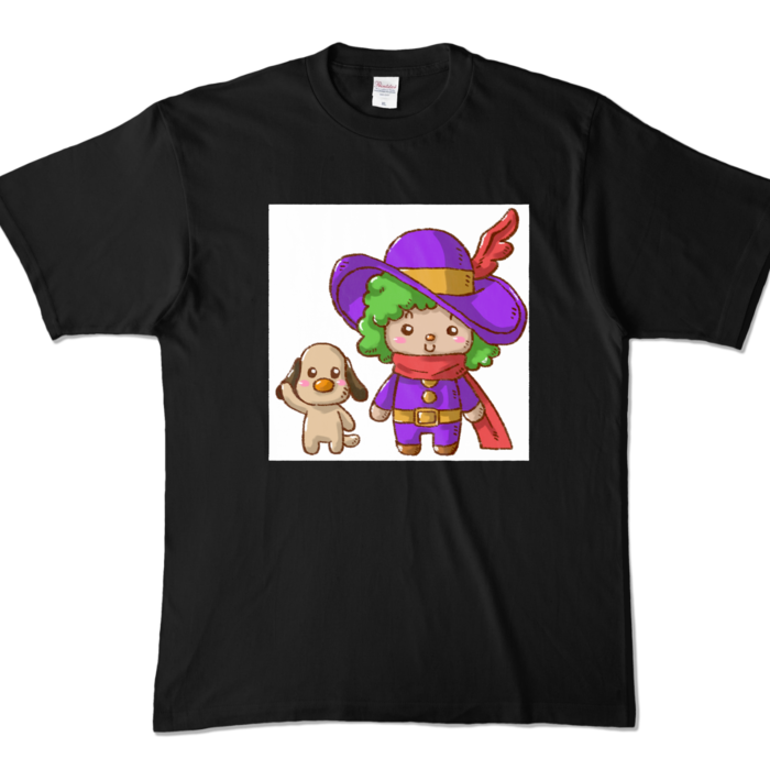 カラーTシャツ - XL - ブラック (濃色)