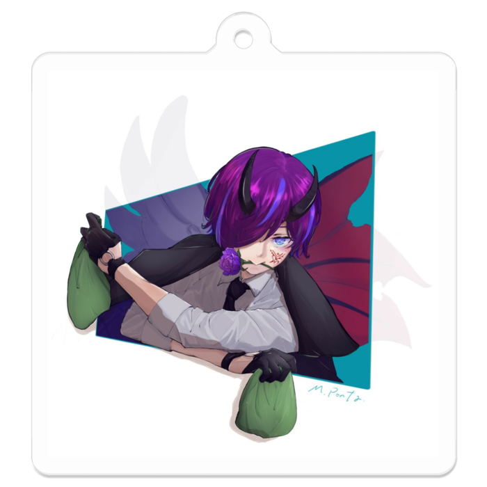 アクリルキーホルダー - 50 x 50 (mm)