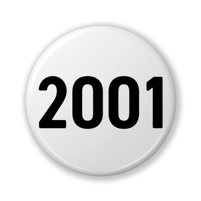 【2001】缶バッジ- 32mm