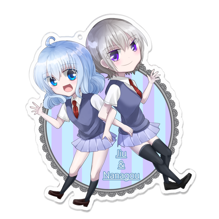 アクリルキーホルダー - 100 x 100 (mm)