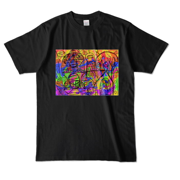 カラーTシャツ - L - ブラック （濃色）