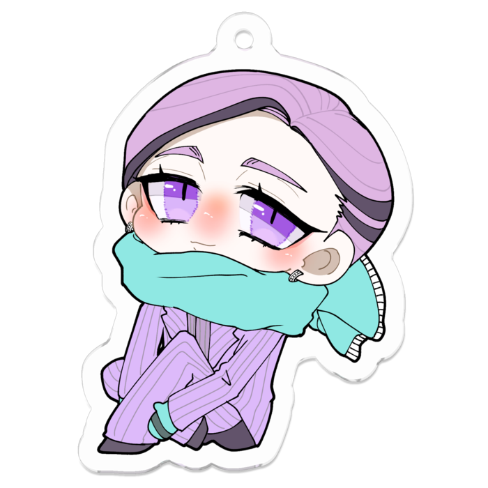 アクリルキーホルダー - 50 x 50 (mm)