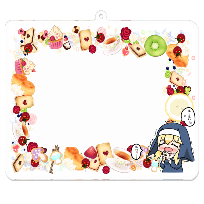 アクリルキーホルダー - 100 x 100 (mm)