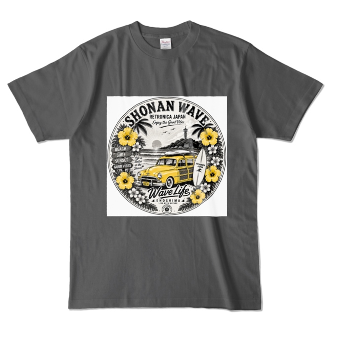 カラーTシャツ - L - チャコール (濃色)