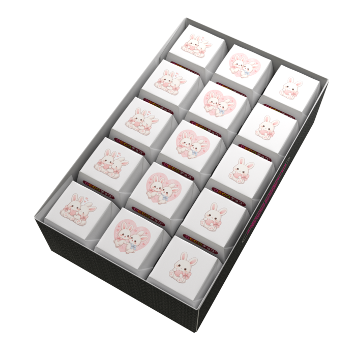 DECOチョコ - 列ごとにデザイン