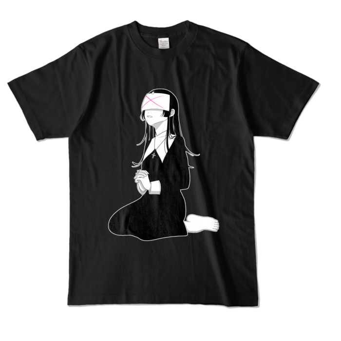 カラーTシャツ - L - ブラック (濃色)