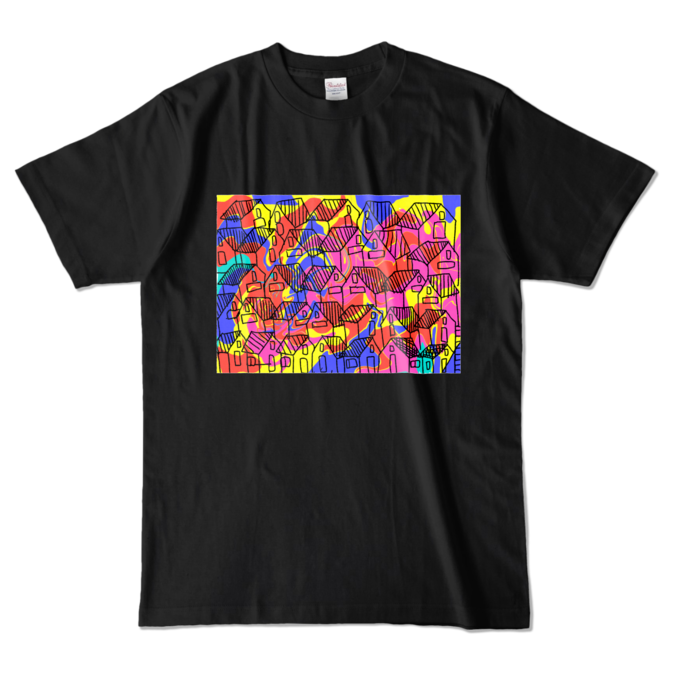 カラーTシャツ - L - ブラック (濃色)