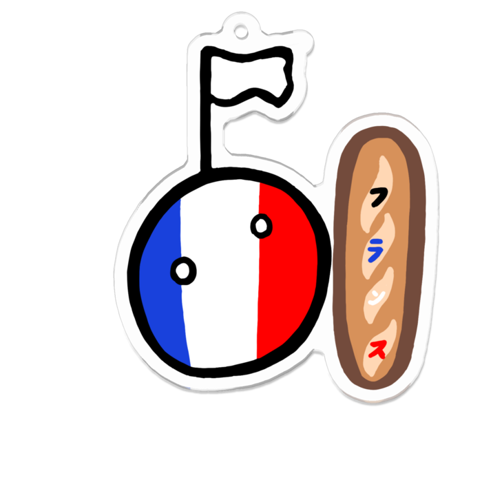 アクリルキーホルダー - 70 x 70 (mm)