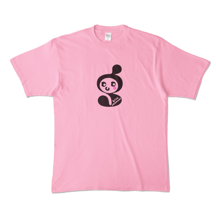 カラーTシャツ - XL - ピーチ (淡色)