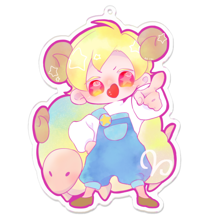 アクリルキーホルダー - 100 x 100 (mm)