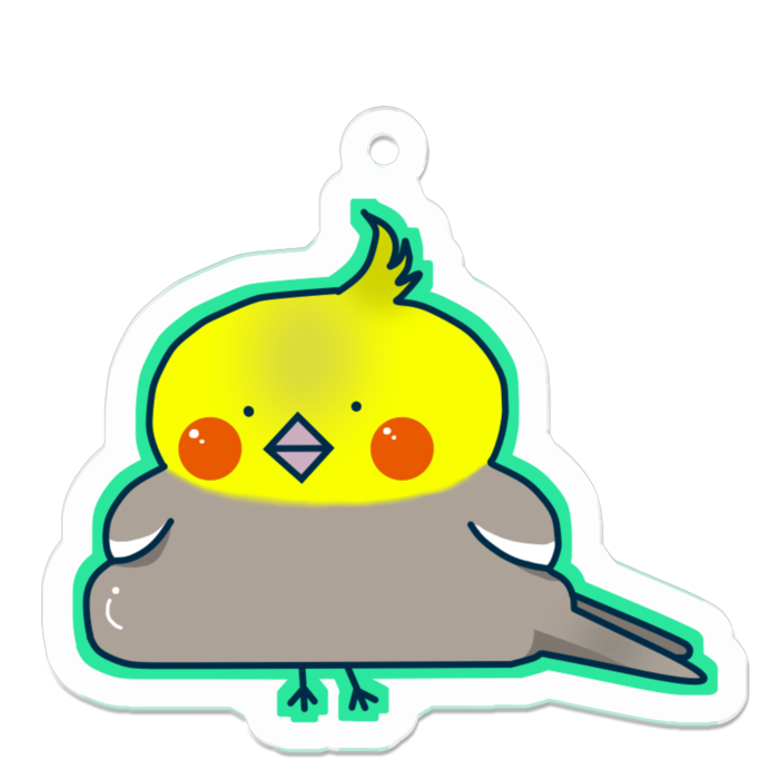 アクリルキーホルダー - 50 x 50 (mm)