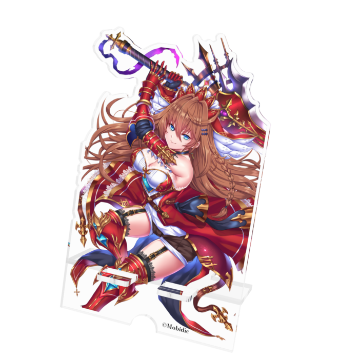 アクリルスマホスタンド - 100x160mm(ケーブル穴あり)