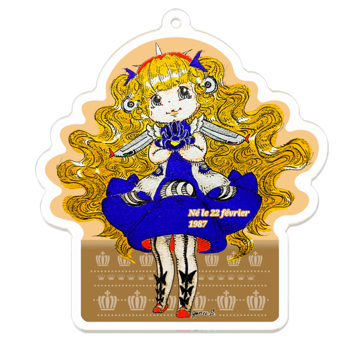 擬人化ヒコーキ アクリルキーホルダー エアバスa3ceo 深海擬人化館 Plusヒコーキ Booth