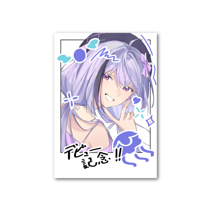 フォト風カード - 縦 - 片面