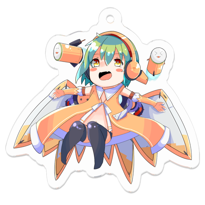 アクリルキーホルダー - 50 x 50 (mm)