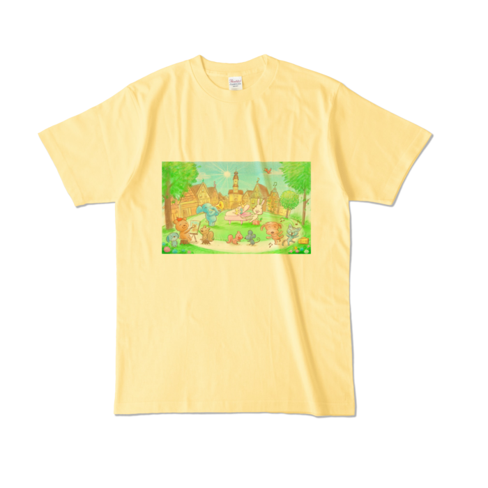 カラーTシャツ - L - ライトイエロー (淡色)