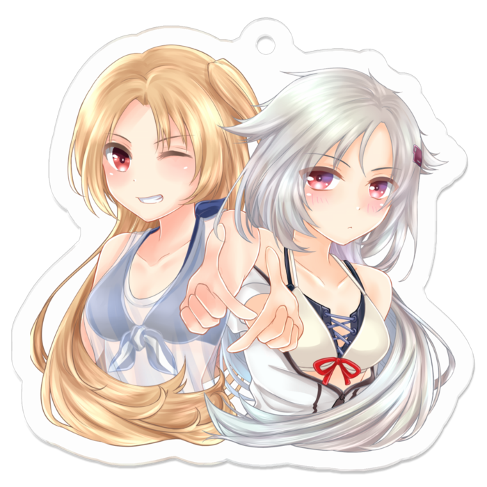 アクリルキーホルダー - 50 x 50 (mm)