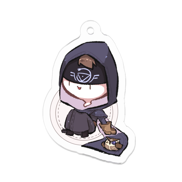 アクリルキーホルダー - 50 x 50 (mm)