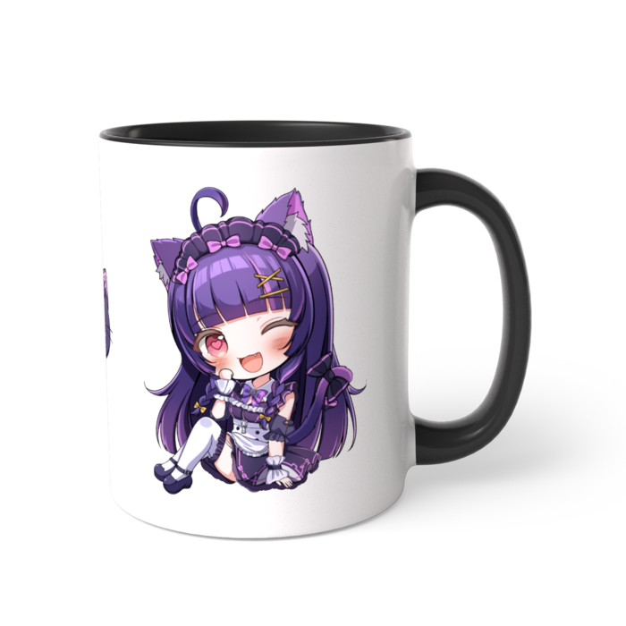 【ブラック】マグカップ - 直径 8.2cm / 高さ 9.5cm