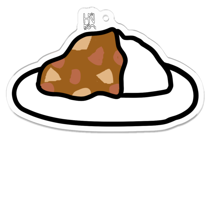 アクリルキーホルダー（コーティング） - 70 x 70 (mm)