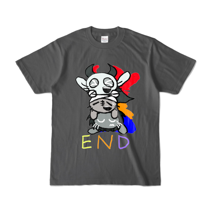 カラーTシャツ - S - チャコール (濃色)