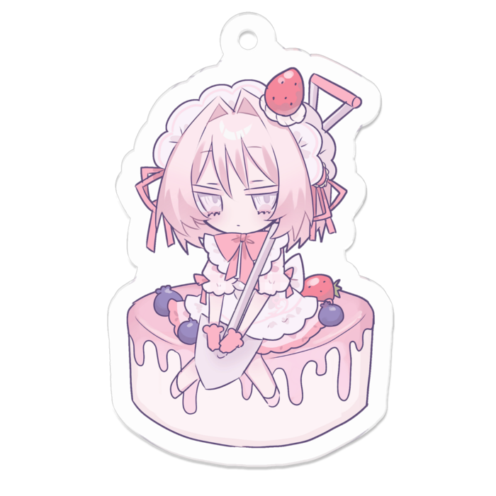 アクリルキーホルダー - 50 x 50 (mm)