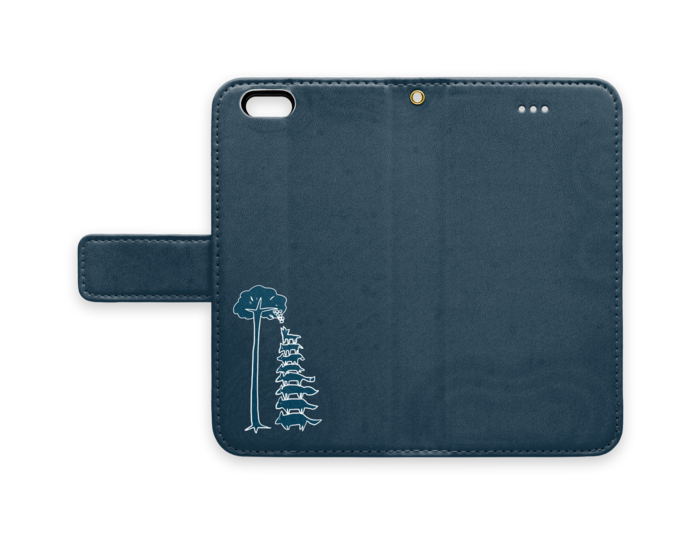 手帳型iPhoneケース - iPhone6 - ストラップ穴 あり