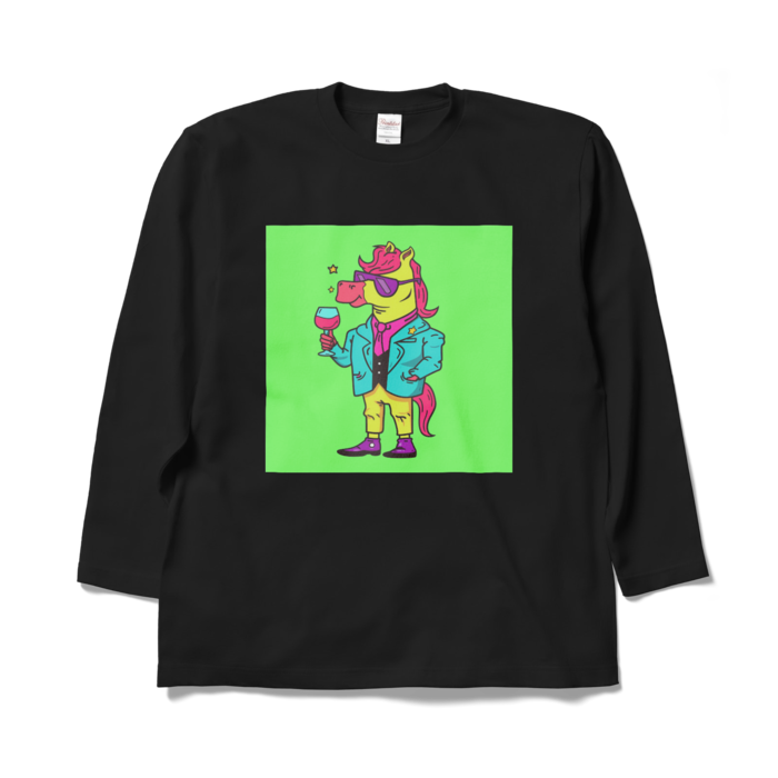 ロングスリーブTシャツ - XL - ブラック