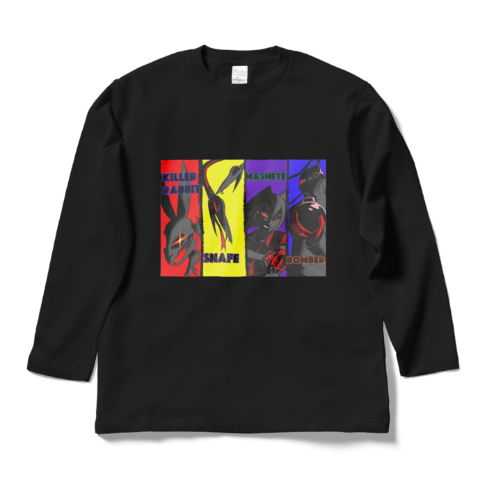 ロングスリーブTシャツ - L - ブラック