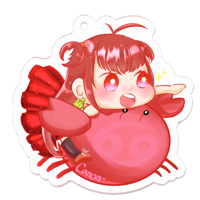 アクリルキーホルダー - 50 x 50 (mm)