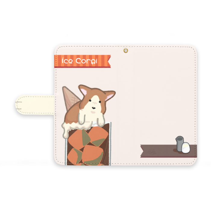 手帳型Androidケース - M - ストラップ穴 あり