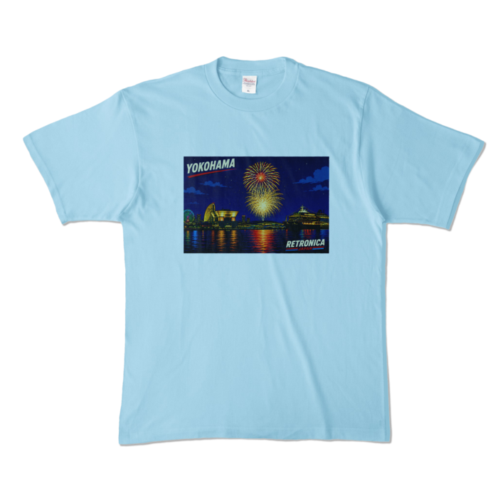 カラーTシャツ - XL - ライトブルー (淡色)