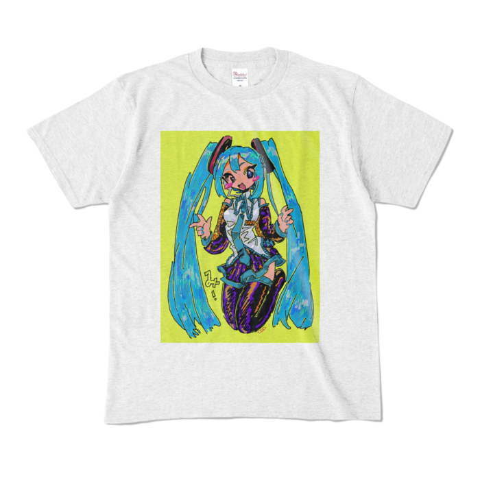 カラーTシャツ - M - アッシュ (淡色)