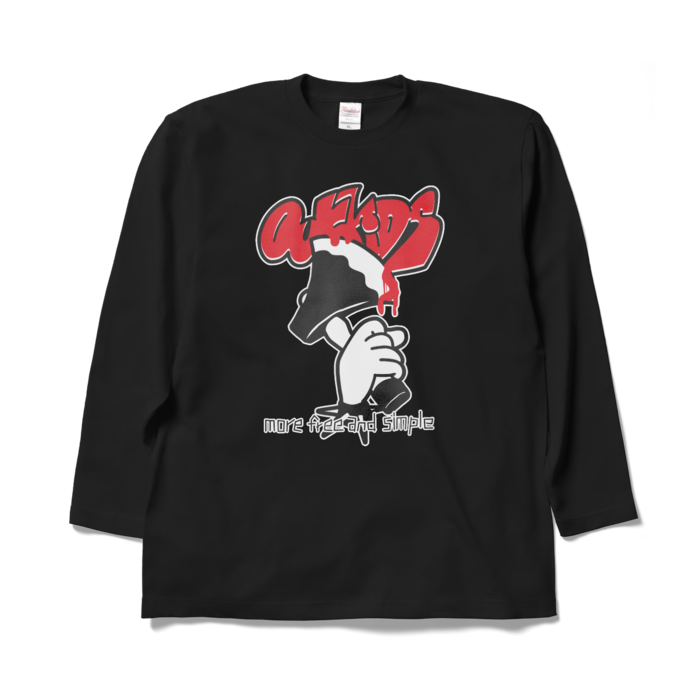 ロングスリーブTシャツ - XL - ブラック