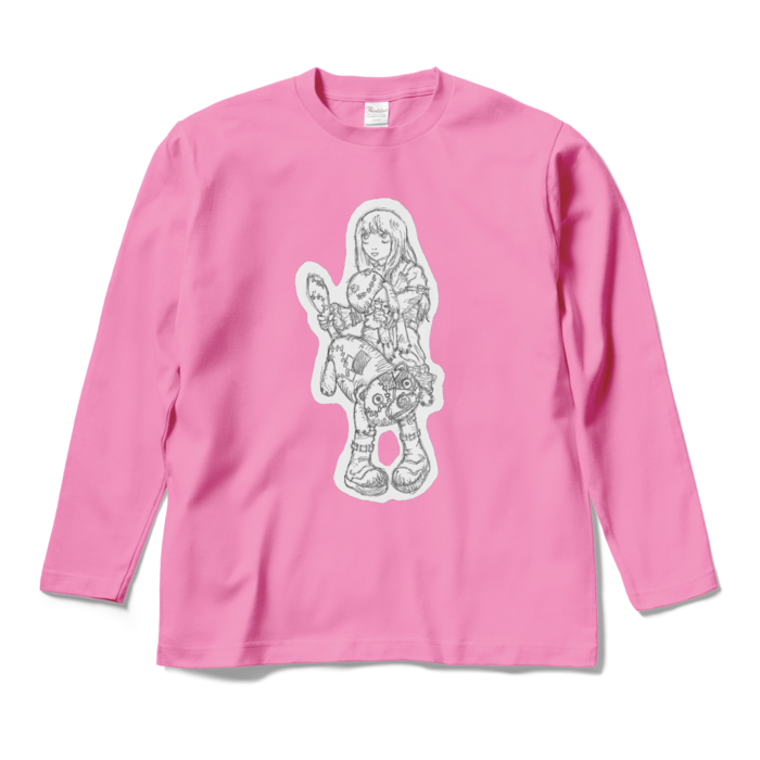 ロングスリーブTシャツ - M - ピンク