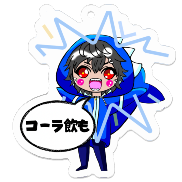 コーラアクリルキーホルダー - 50 x 50 (mm)(2)